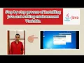 How to install Java JDK in windows 10 and setting environment Variable
