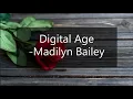 Download Lagu Digital Age - Madilyn Bailey