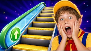 The Escalator Is Not a Monster! 🛗 Escalator Safety Song for Kids | Kids Funny Songs