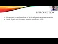 Write a Python program to create an Enum object and display a member name and value