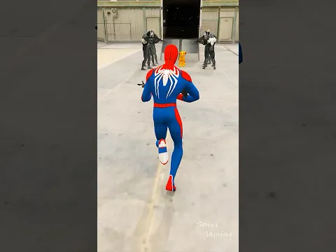 Spider-Man Saved Young Simba From Venom Traps In Gta V #shorts #ytshorts #gta5