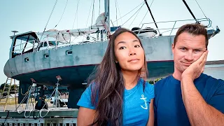 Discovering a problem that could sink our sailing plans.  Ep 246