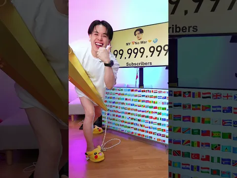 99,999,997… 99,999,998… 99,999,999… 100,000,000! 🥹🌍❤️🎉 #shorts