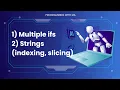Learn Multiple ifs and strings indexing and slicing in Python Beginner Friendly Urdu Hindi