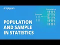 Population And Sample In Statistics Example Population vs Sample In Statistics Simplilearn