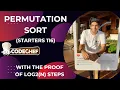 Permutation Sort CodeChef Starters 116 Cycles Finding Proof of log2 N is Discussed