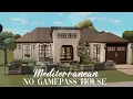 Roblox Bloxburg - No Gamepass Mediterrenean Small House