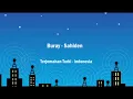 Lagu Turki Lirik dan Terjemahan Sahiden - BURAY