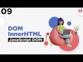 9 JavaScript DOM Bangla Tutorial DOM InnerHTML Bangla Tutorial Manipulating Element
