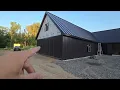 Steel Board and Batten Metal Siding On a New Construction Home