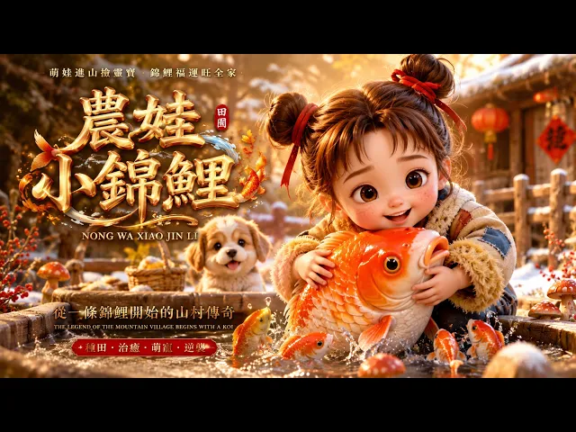 Little Farm Girl with Good Fortune