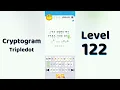 Cryptogram Tripledo Level 122 Solutions Logic Puzzle Game Mini Boss