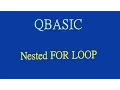 15 Tutorial on Nested FOR LOOP in QBASIC by Technical School