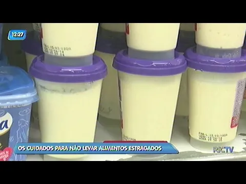 Atenção para não levar alimentos estragados na hora de fazer compras em supermercados