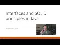 Interfaces and SOLID principles