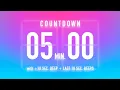 5 Minute Countdown Timer Flip Clock with Beep Every 10 Seconds