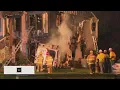 House destroyed neighbors evacuated from fire in Bel Air