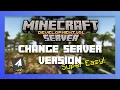 How to Change the Version of your Minecraft Server Easiest Tutorial