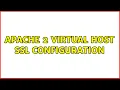 apache 2 virtual host ssl configuration