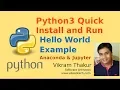 Python3 Introduction Installation and Run First Program - Hello World
