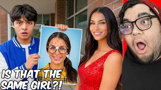 NERDY Girl Comes Back As A SUPERMODEL | Dhar Mann Reaction