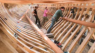BoatBuilding – Bilge Stringers / Oak problems! (EP72)