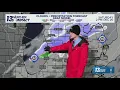 13 ON YOUR SIDE Forecast Warmer wintry mix Saturday