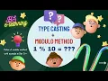 Type Casting in Dev C Modulo Method C Modulus operator in Dev C Example of Modulo Method