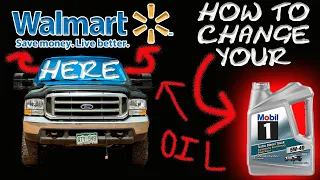 HOW TO CHANGE YOUR OIL IN A WALMART PARKING LOT