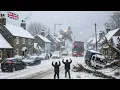 CHAOS in het VK! Enorme sneeuwstorm teistert Yorkshire – wegen bedolven, duizenden gestrand