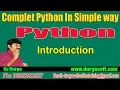 Python Tutorial Python Introduction by Durga sir