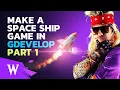 How to Make a Space Ship Physics Game Part 1 - GDevelop Tutorial