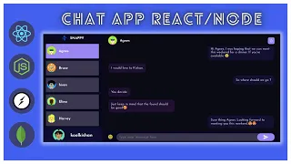 Realtime Chat App with React Node js Socket io and MongoDB