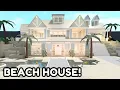Hillside Bloxburg BEACH HOUSE Build 2 Story Tutorial