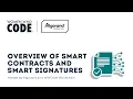 Overview of Smart Contracts and Smart Signatures - Algorand Series Session 3