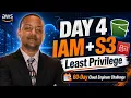 AWS IAM Roles S3 Least Privilege Lab 60-Day Cloud Engineer Challenge Day 4