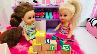 Barbie Family Morning Routine! Haley and Ally!