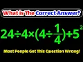 Only Math Geniuses Solve This Math Question Correctly
