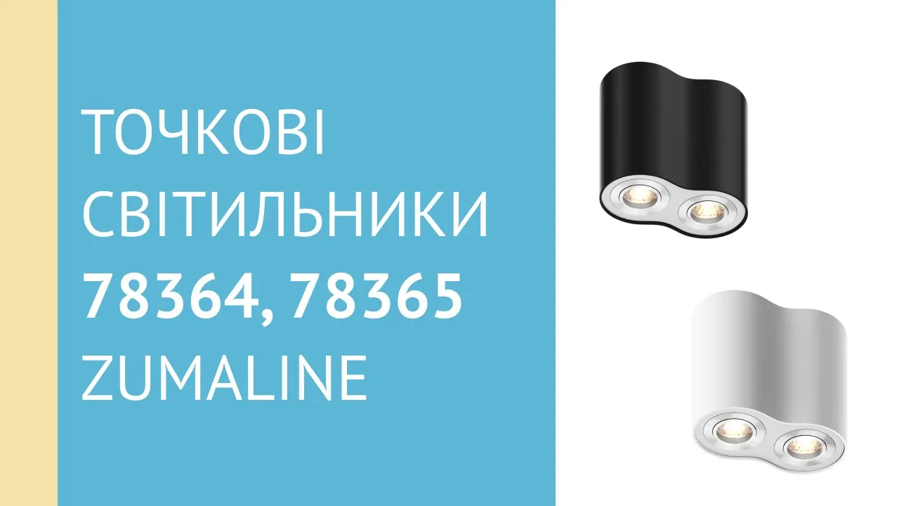Точечный светильник ZUMALINE 51069 (ACGU10-191-N)