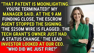 They Fired Me Over A Patent I Froze Their 250M Funding CorporateCheckmate 