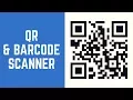 QR and Barcode Scanner Android Tutorial