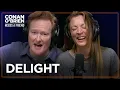 Kaley Cuoco Is The Dictionary Definition Of A Delight Conan O Brien Needs A Friend