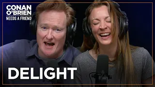 Kaley Cuoco Is The Dictionary Definition Of A Delight Conan O Brien Needs A Friend
