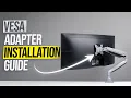 How to Install CREAT3D VESA Adapter on MSI Optix AG, MAG and G Series Monitors