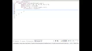 Find the Maximum and Minimum values in an Array Java