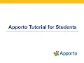 Student Tutorial Getting Started with Apporto
