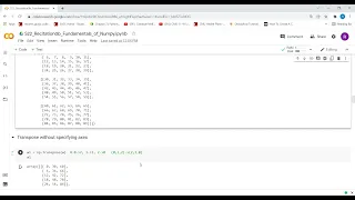 Recitation 0b Fundamentals of Numpy - Transposing Arrays
