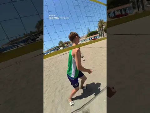 Dive into the game with every spike | DJI Mic Mini 2S & Osmo Action 6
