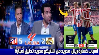 تعليق غير متوقع من أبو تريكة علي اهداف مباراة ريال مدريد 2 5 أتلتكو مدريد 