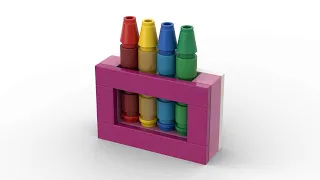 LEGO 6565181 Instructions | Promotional | Crayons | Make and Take | Made in stud.io